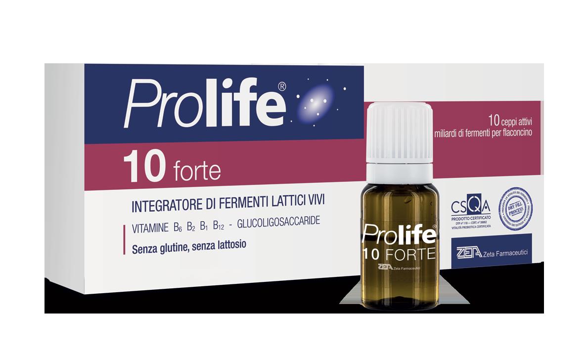 Prolife 10 Forte Flaconcini 8ml Integratore Probiotico