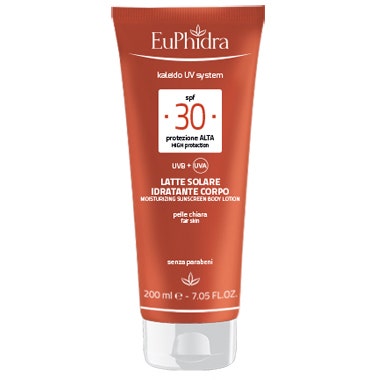 Euphidra Kaleido Uv System Latte Corpo Idratante SPF30 200ml