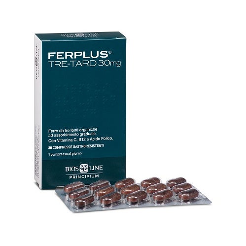 Biosline Ferplus Tre-Tard 30mg 30 Compresse