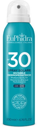 Euphidra Spray Solare Invisibile Dermopediatrico SPF 30 200ml