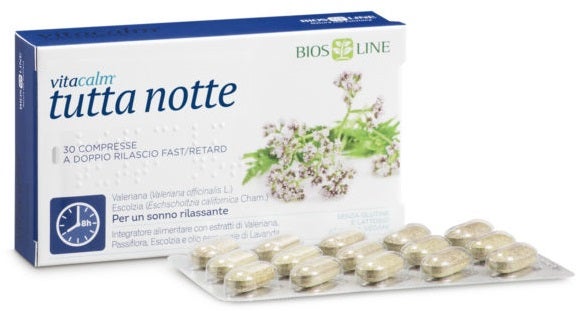 Bios Line Vitacalm Tutta Notte Fast/Retard 30 Compresse