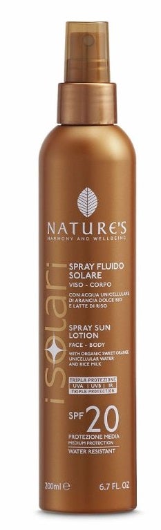 Nature's Spray Fluido Solare SPF 20 200ml