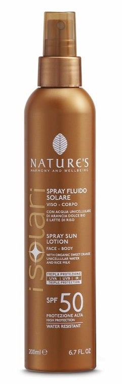 Nature's Solari Spray Fluido Viso/Corpo SPF50 200ml