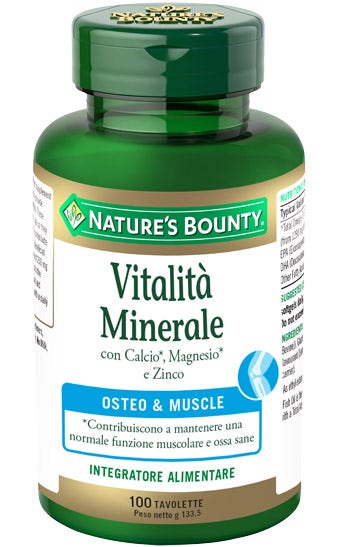 Nature's Bounty Vitalità Minerale 100 Tavolette