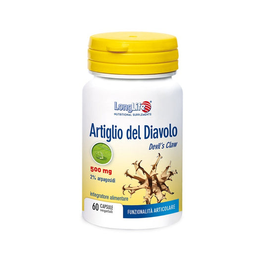 Longlife Artiglio del Diavolo 500 mg 60 Capsule