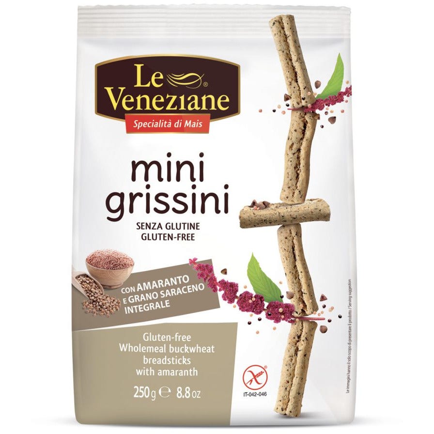 Le Veneziane Minigrissini Grano Saraceno Integrale Con Amaranto 250g