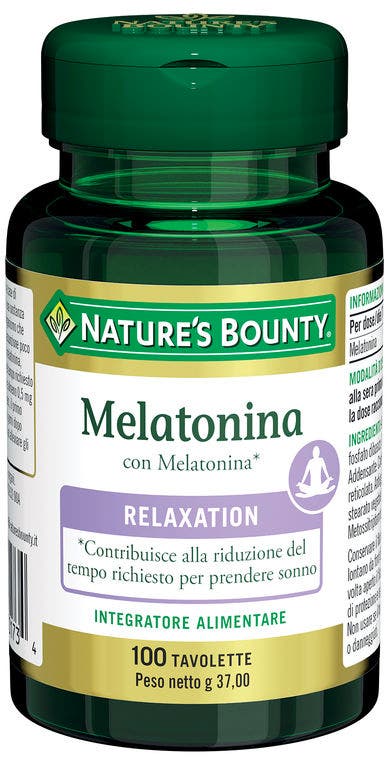 Nature's Bounty Melatonina 100 Tavolette