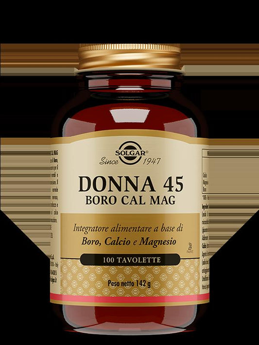 Solgar Donna 45 Boro Cal Mag 100 Tavolette