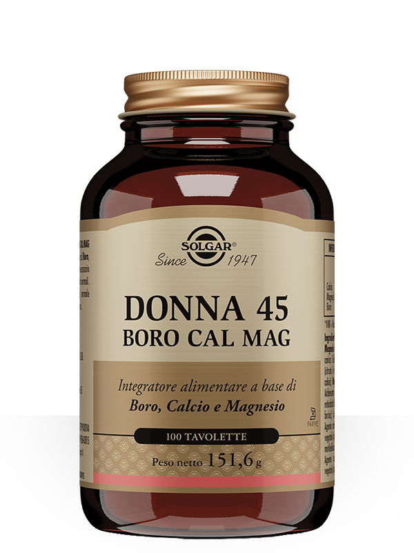 Solgar Donna 45 Boro Cal Mag 100 Tavolette