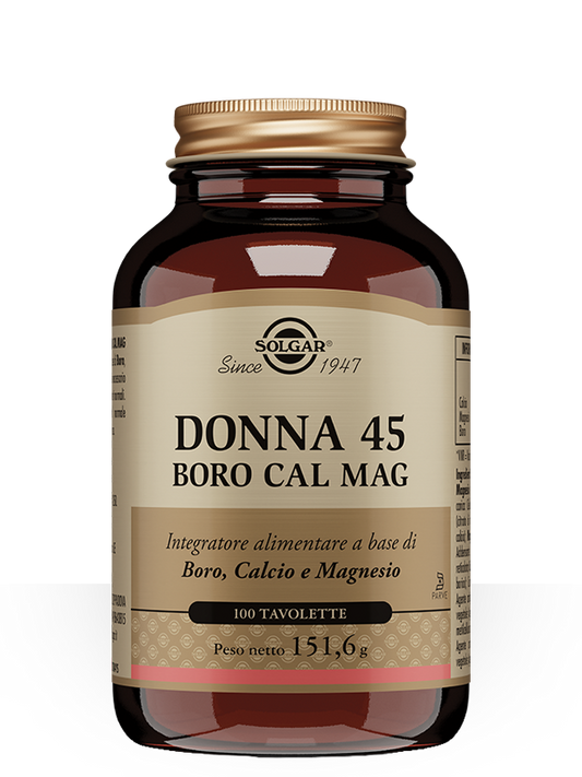 Solgar Donna 45 Boro Cal Mag 100 Tavolette