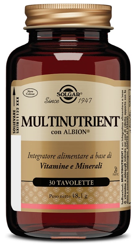 Solgar Multinutrient 30 Tavolette