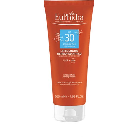 Euphidra Kaleido Uv System Latte Solare Dermopediatrico SPF30 200ml