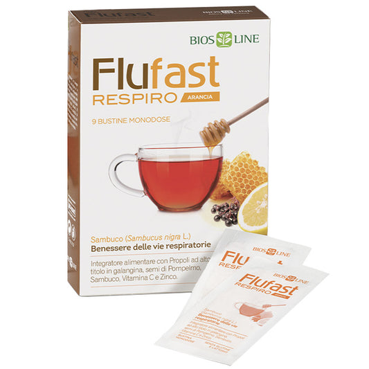 Flufast Respiro (9 bustine) Gusto: Balsamico