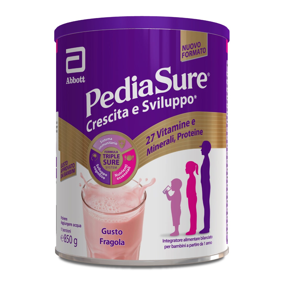 Pediasure Crescita & Sviluppo Rinforza Fragola 850g