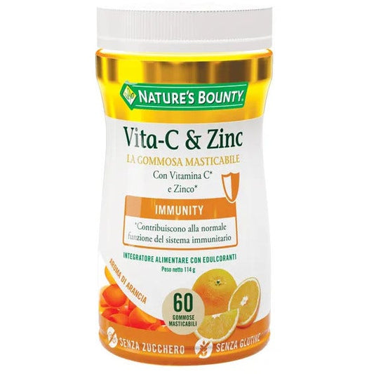 Nature's Bounty Vita-C&Zinc 60 Gommose