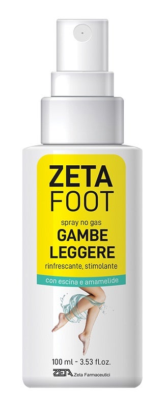 Zeta Foot Spray No Gas Gambe Leggere 100ml