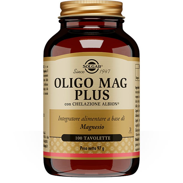 Solgar Oligo Mag Plus 100 Tavolette