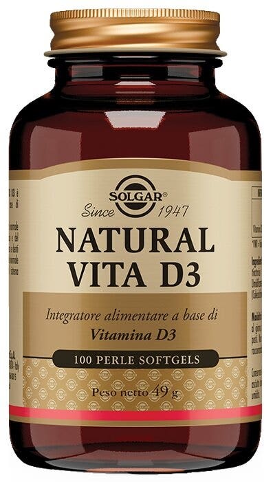 Solgar Natural Vita D3 100 Perle