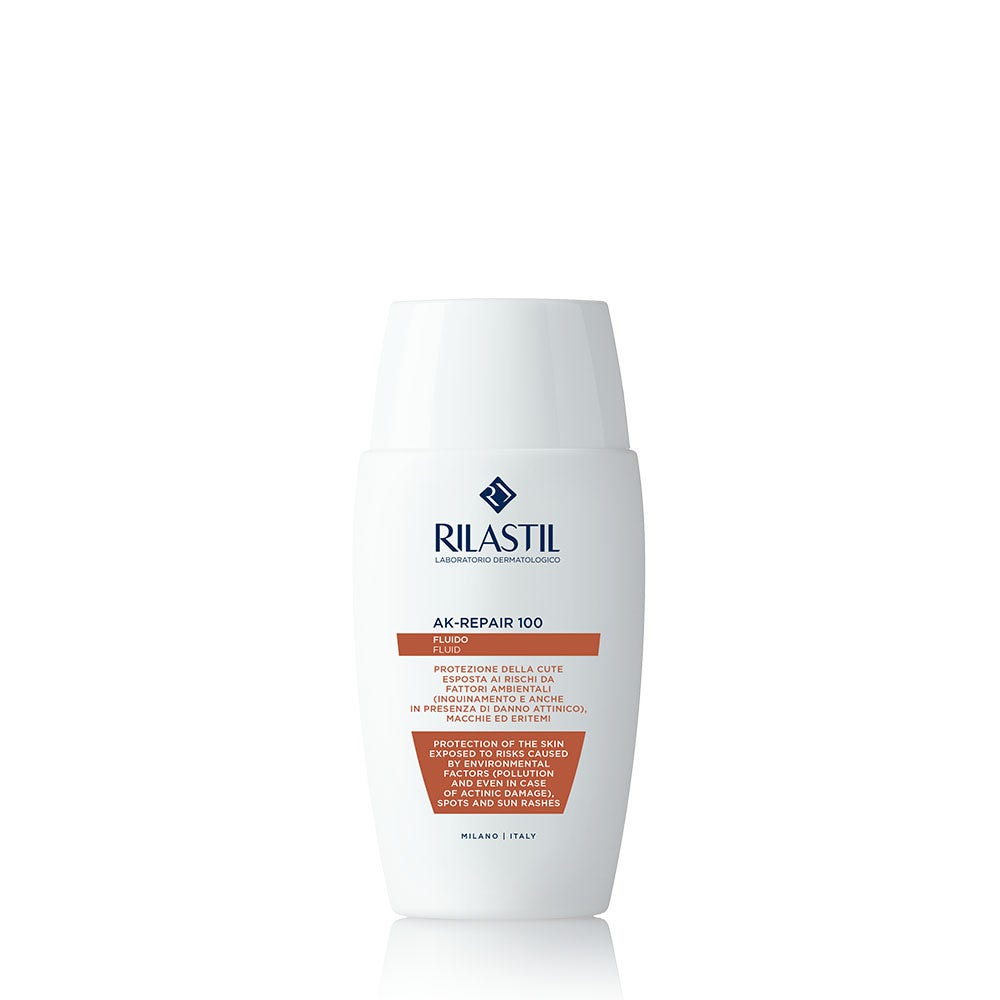 Rilastil AK Repair 100 Fluido Solare Pelli Sensibili 50ml SPF50+