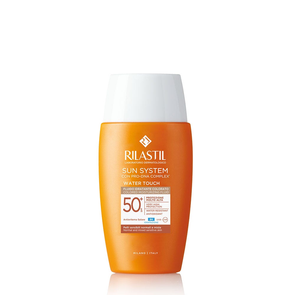 Rilastil Sun System Water Touch Color Fluido Emulsione Solare SPF 50+ Viso 50ml