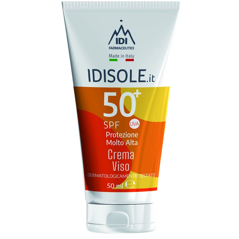 Idisole-IT Protezione Solare Molto Alta SPF 50+ Crema Viso 50ml