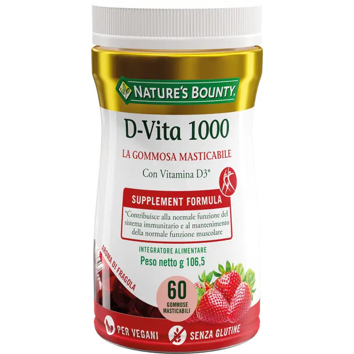 Nature's Bounty D-Vita 1000 60 Gommose Masticabili