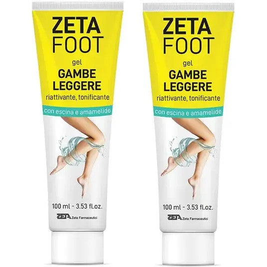 Zeta Foot Abbinata Gel Gambe Leggere 2x100ml