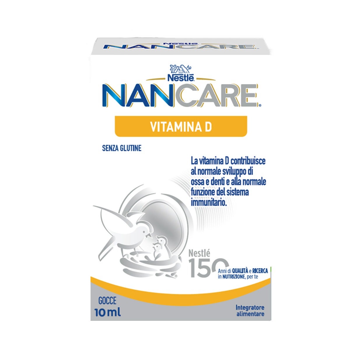 Nestlé Nancare Vitamina D Integratore Pediatrico Per Lattanti E Bambini Dalla Nascita Flacone 100ml