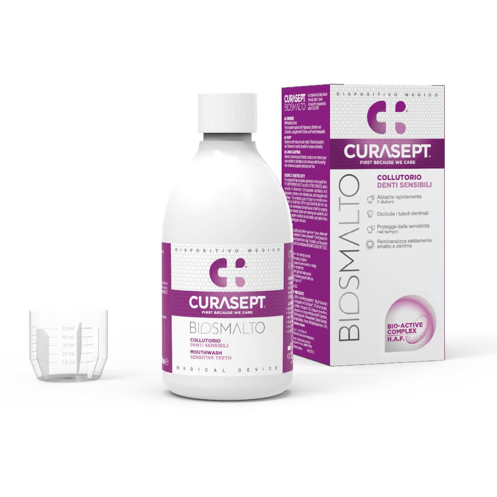 Curasept Biosmalto Collutorio Denti Sensibili 300ml