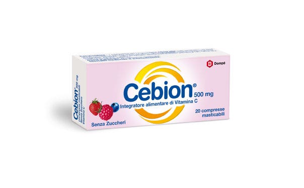 Cebion Masticabile Senza Zucchero Vitamina C 20 Compresse