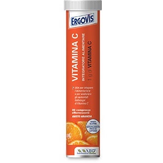 Ergovis Vit C 1000mg 20 Compresse Effervescenti