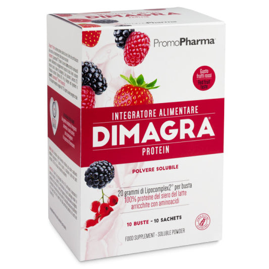 Dimagra Protein Red Fruit 10 Bustine