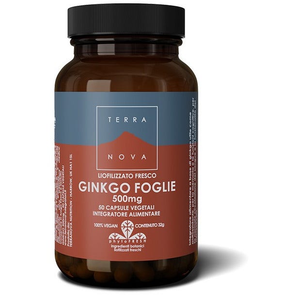 Terranova Foglie Di Ginkgo 500mg 50 Capsule