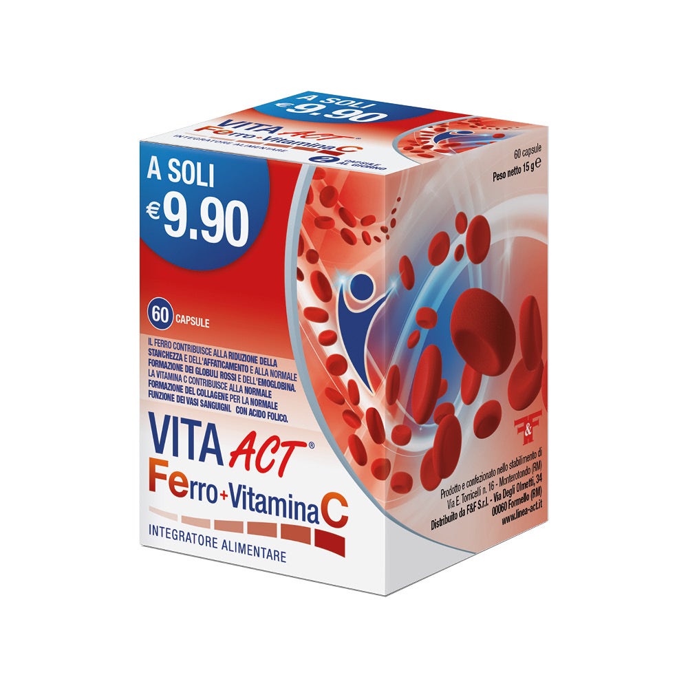 Vita Act Ferro + Vitamina C 60 Capsule