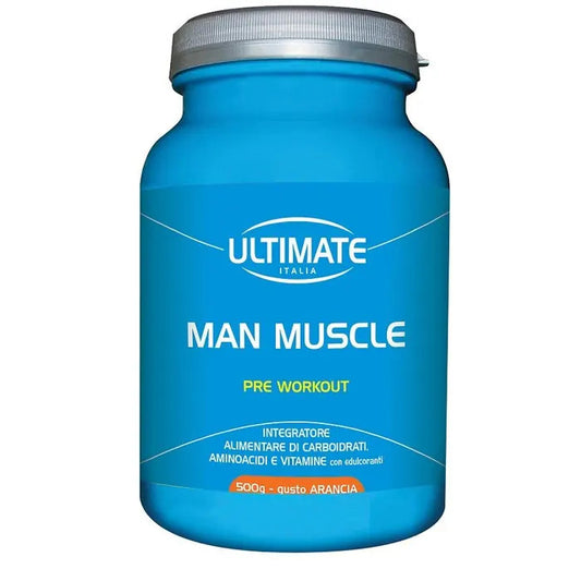 Man Muscle Pre Workout 400g Gusto Arancia