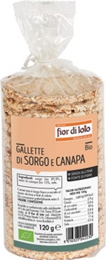 GALLETTE SORGO E CANAPA 120G