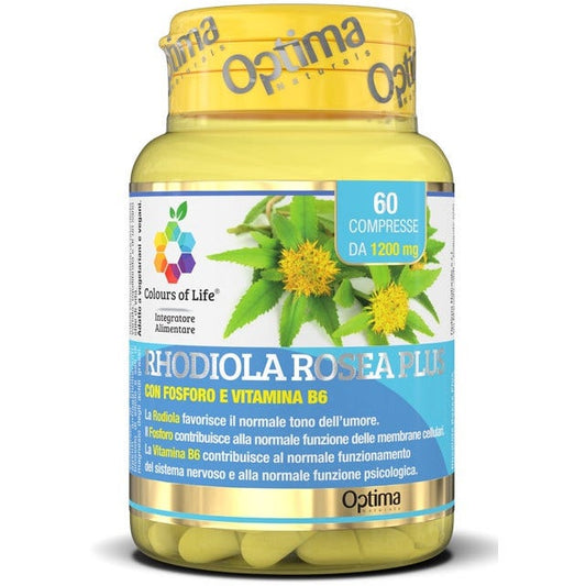 Colours Of Life Rhodiola Rosea Plus 60 Compresse 1200mg