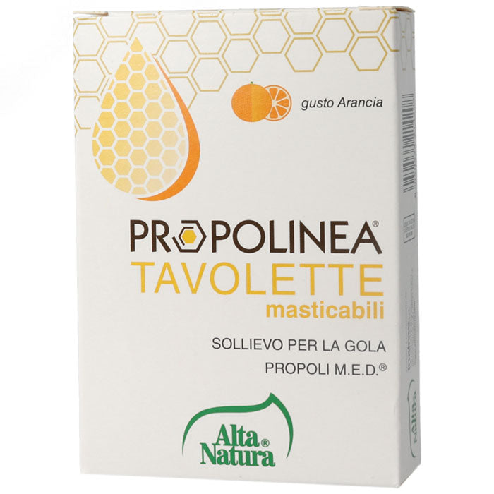 Propolinea Tavolette Masticabili (30cpr) Gusto: Arancia