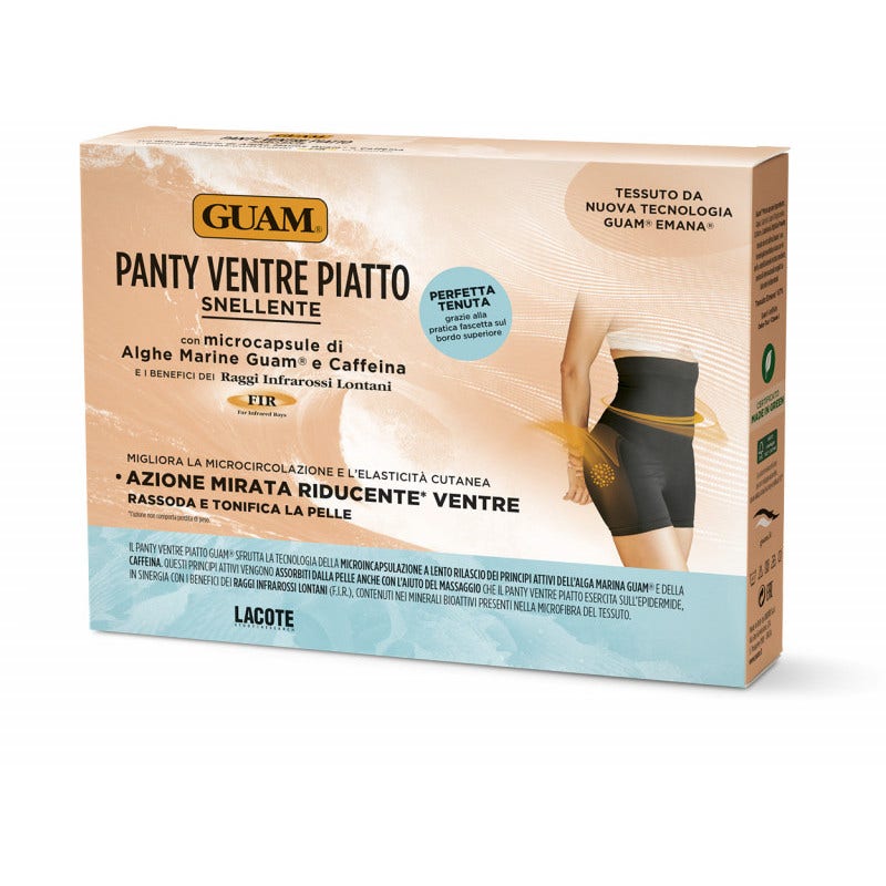 Guam Panty Ventre Piatto Snellente Donna XS-S 38-40 Nero