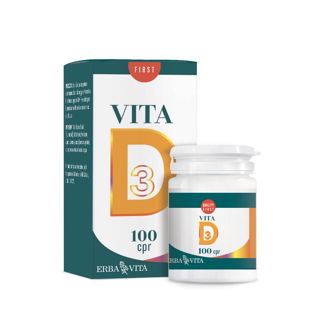 Erba Vita Vita D 100 Compresse Orosolubili 20g