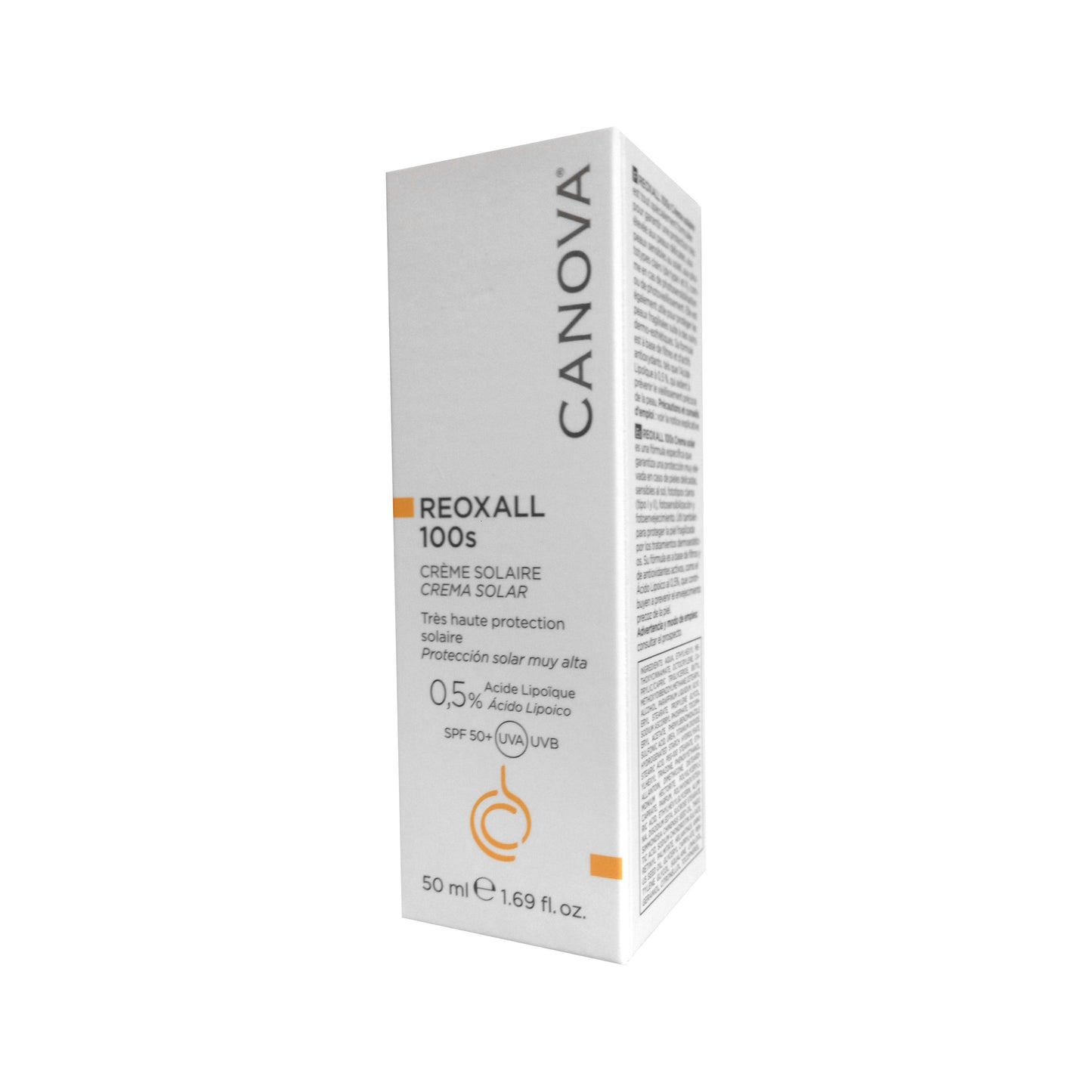 Canova Reoxall 100s Crema Solare 50ml