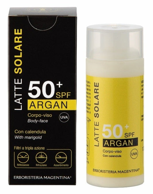 Latte Solare Argan Corpo Viso 125ml SPF50+