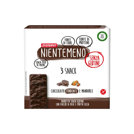 Nientemeno Barretta Cioccolato Fondente e Mandorle 3x21g