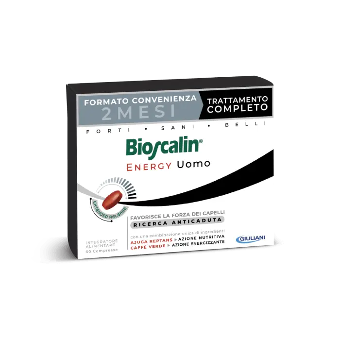 Bioscalin Energy Capelli Uomo 60 Compresse