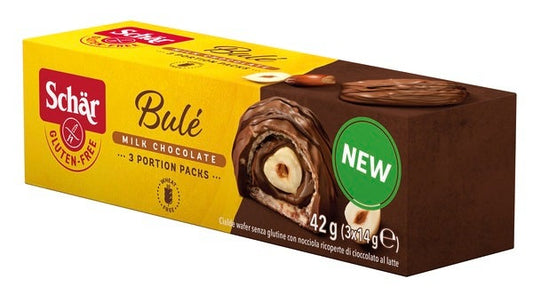 Schar Bulè Cialde Wafer Con Nocciola E Cioccolato Al Latte 3x14g