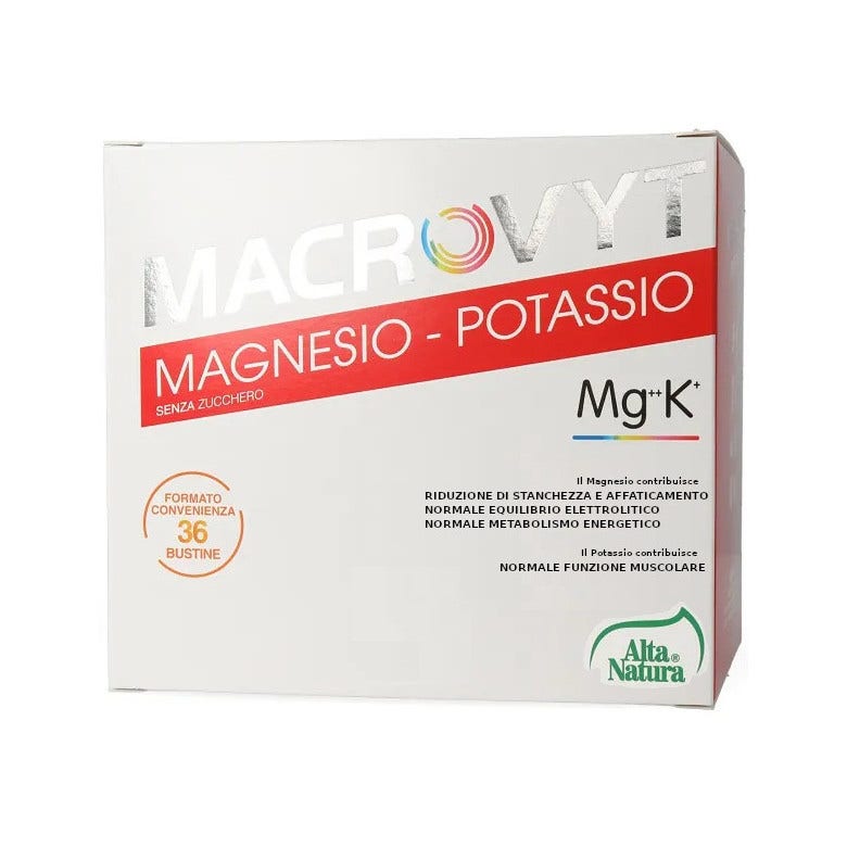 Macrovyt Magnesio Potassio 36 Bustine