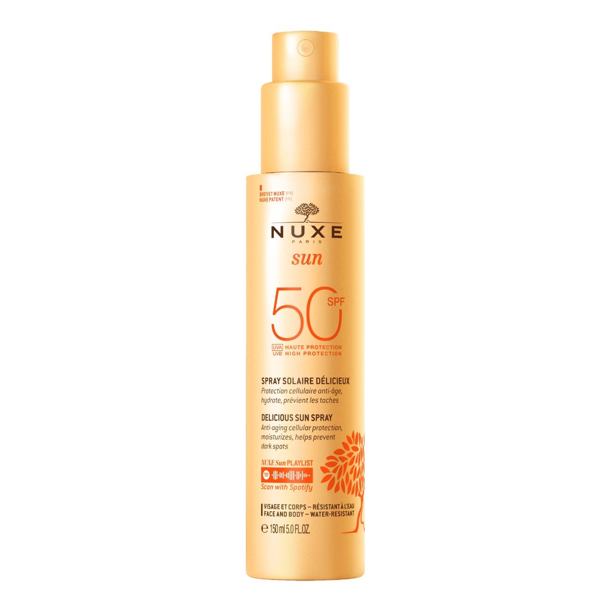 Nuxe Sun Spray Solare Viso E Corpo Alta Protezione SPF50 150ml