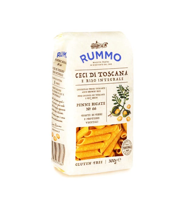 Rummo Pasta Di Legumi Penne Rigate Ai Ceci Senza Glutine 300g