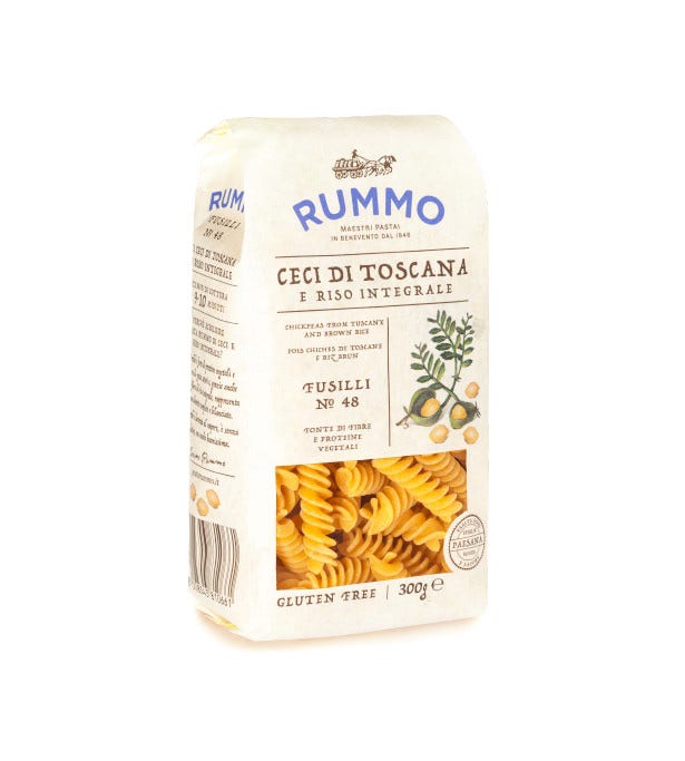 Rummo Pasta Di Legumi Fusilli Ai Ceci Senza Glutine 300g