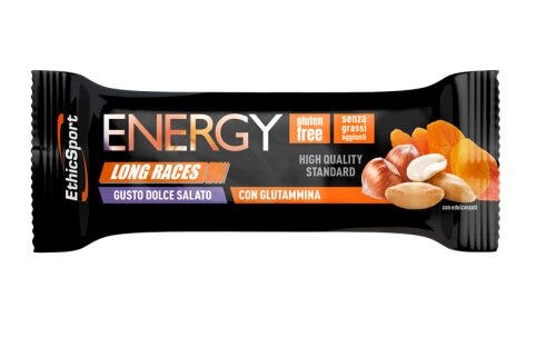 EthicSport Energy Long Races Barretta Energetica Dolce Salato Con Glutammina 42g